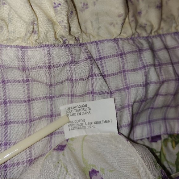 Pr American Pacific Ruffled Balloon Valances 68x18 - Picture 5 of 8